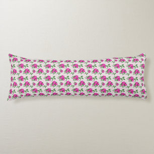 Roze Bloemige Naadloos Patroon   Elegante Waterver Lichaamskussen