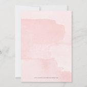 Roze bloemige vrachtwagen Kleine POMPOEN MEISJE BA Kaart (Achterkant)