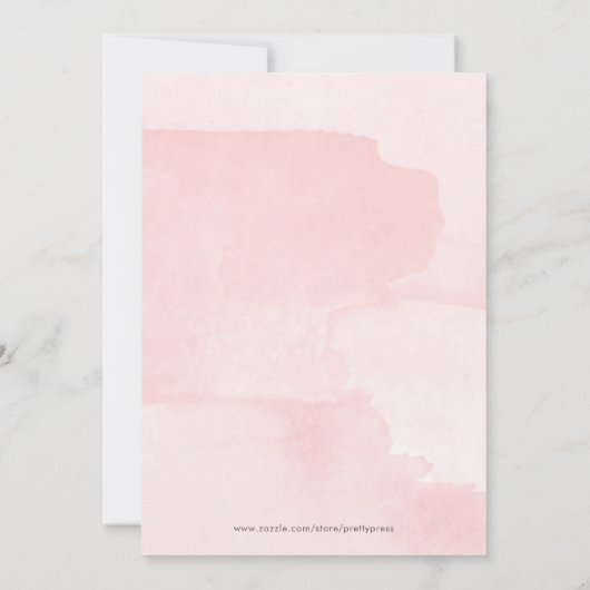 Roze bloemige vrachtwagen Kleine POMPOEN MEISJE BA Kaart (Achterkant)