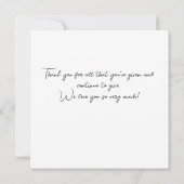 Roze bloemige waterverf Moederdagkaart Kaart (Achterkant)