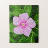 Roze bloemklep Garden Puzzle Legpuzzel (Verticaal)