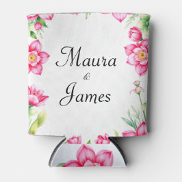 Roze Bloemkoeler Blikjeskoeler