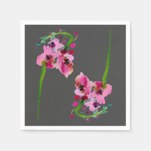 Roze bloemkool bloemkool servet