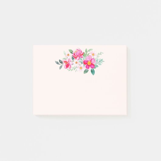 roze bloemkool post-it® notes (Voorkant)