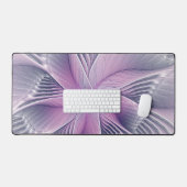  roze bloemmoderne Abstracte fractal kunst Bureaumat (Keyboard & Muis)