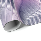 roze bloemmoderne Abstracte fractal kunst Cadeaupapier (Rol Hoek)