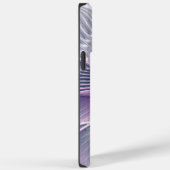  roze bloemmoderne Abstracte fractal kunst Case-Mate iPhone Case (Achterkant / Rechts)