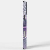  roze bloemmoderne Abstracte fractal kunst Case-Mate iPhone Case (Achterkant / Rechts)