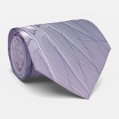  roze bloemmoderne Abstracte fractal kunst Stropdas (Opgerold)