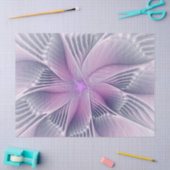 roze bloemmoderne Abstracte fractal kunst Tissuepapier (Craft)