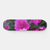 Roze bloemskateboard skateboard (Horizontaal)