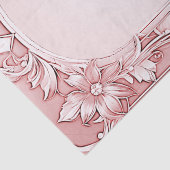 Roze Bloemstuk Tissue Papier (Detail)