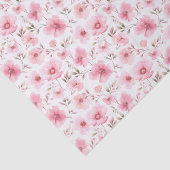 Roze Bloesem Bloemen Tissuepapier (Detail)