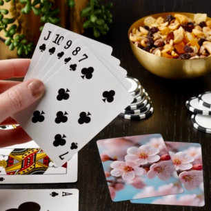 Roze Bloesem Magie Pokerkaarten