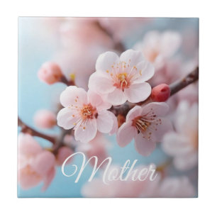 Roze Bloesem Magie Tegeltje
