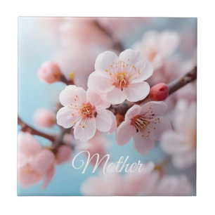Roze Bloesem Magie Tegeltje