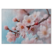 Roze Bloesem Magische Snijplank (Voorkant)