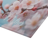 Roze Bloesem Magische Snijplank (Hoek)