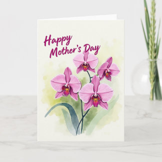 Roze Bloesem Moederkaart Kaart