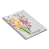  roze bloesem notitieboek (Rechterzijde)