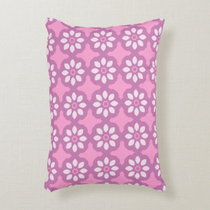 Roze Bloesem Retro  Accent Kussen