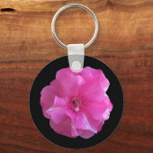 Roze bloesem Sleutelhanger (Achterkant)