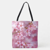 Roze bloesems Embleem voor groot Tas (Voorkant)