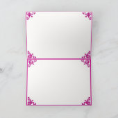 Roze bloesems en geisha's kaart (Binnen)