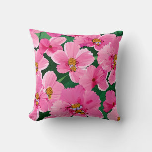 Roze bloesems kussen