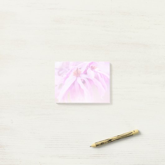  roze bloesems post-it® notes (Op bureau)