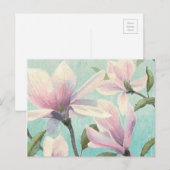 Roze bloesems uit het zuiden briefkaart (Voorkant / Achterkant)