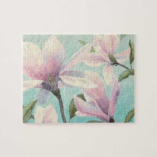 Roze bloesems uit het zuiden legpuzzel (Horizontaal)