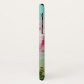 Roze Bloom Atop Spiky Cactus Case-Mate iPhone Case (Achterkant/links)