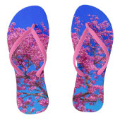 Roze Blooms Teenslippers (Voetbed)