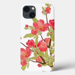 Roze Blossom iPad mini-draagtas iPhone 13 Hoesje