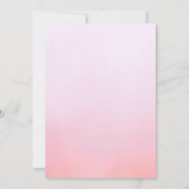 roze blozen Baby shower uitnodiging (Achterkant)