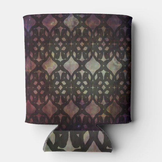 Roze Blue Geo-Koelbox Blikjeskoeler (Achterkant)