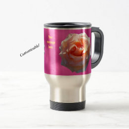 Roze Blush Aanpasbaar Reisbeker
