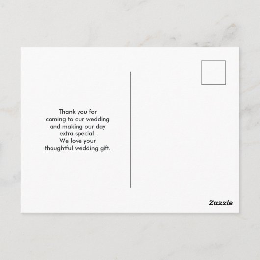 Roze Blush Agaat met gouden lint bruiloft Bedankt Briefkaart (Achterkant)