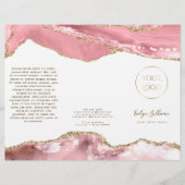roze blush agate brochure (Voorkant)