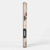  Roze Blush Cream Bloemen iPhone Hoesje (Rechterkant)