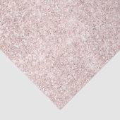 Roze Blush Faux Glitter Sparkle Tissuepapier (Detail)