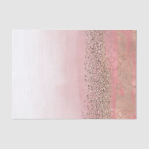 Roze Blush Glitter Marokkaanse Indische Prinsessen Tissuepapier