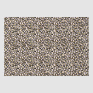 Roze Blush Gold Leopard Print Tissuepapier