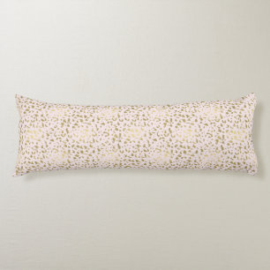 Roze Blush Goud Dierenprint Lichaamskussen