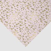 Roze Blush Goud Dierenprint Tissuepapier (Detail)