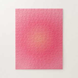 Roze Blush Gradient Jigsaw Puzzel