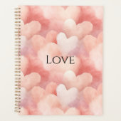  roze blush harten planner (Voorkant)