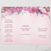 Roze Blush Menu & Prijzen (Voorkant)