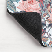 Roze Blush Roos Design Muismat (Hoek)